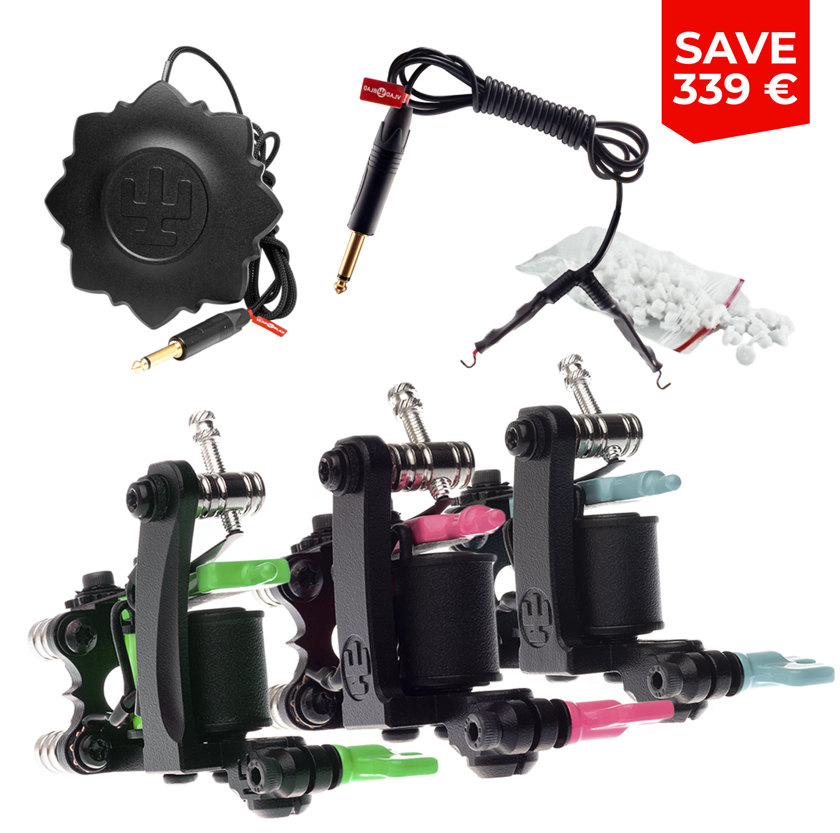 Triple Ultimate Coil Pack Air - Premium Tattoo Machines | Vlad Blad